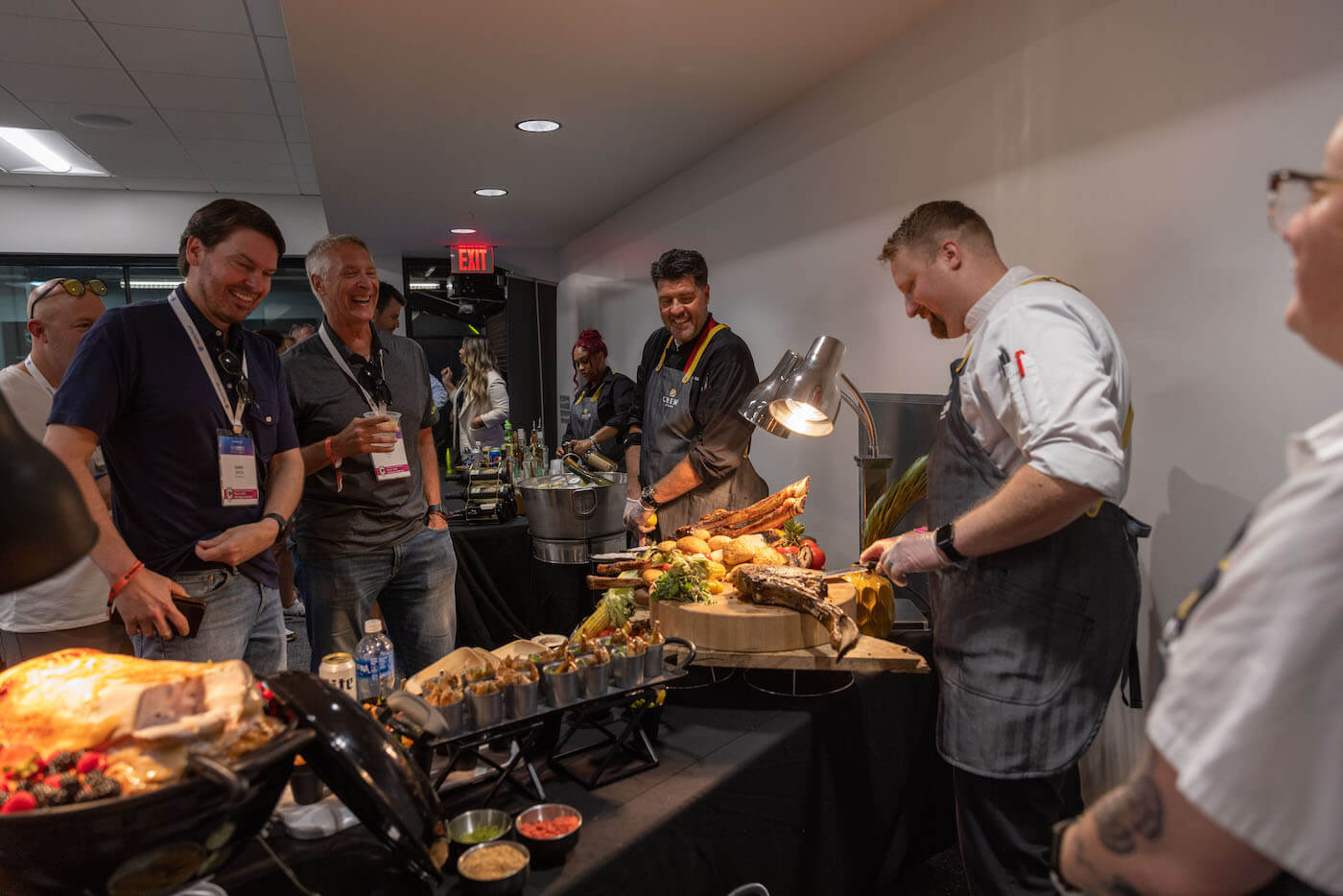 Private chef for an event at Lower.com Field